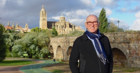 Michael in front of the 1st century Roman Bridge